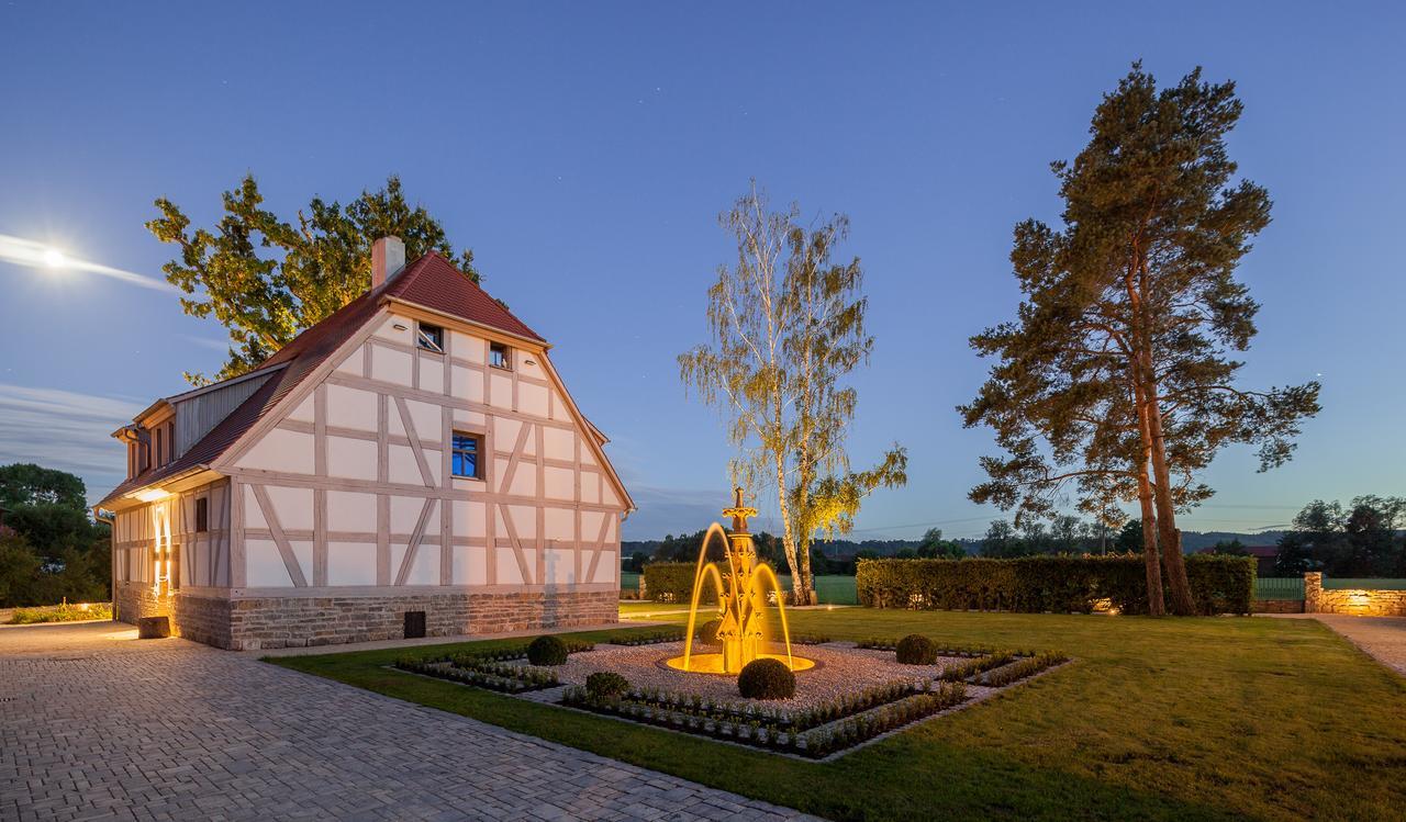 Hotel Dorfmuehle Lehrberg Zewnętrze zdjęcie